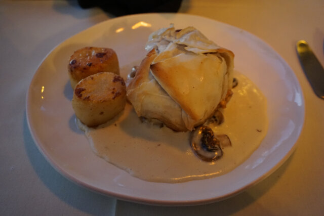 Beef wellington.