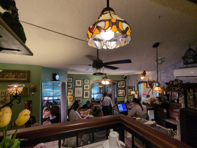 A resturaunt interior.
