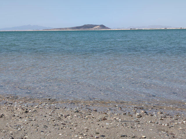 A beach.