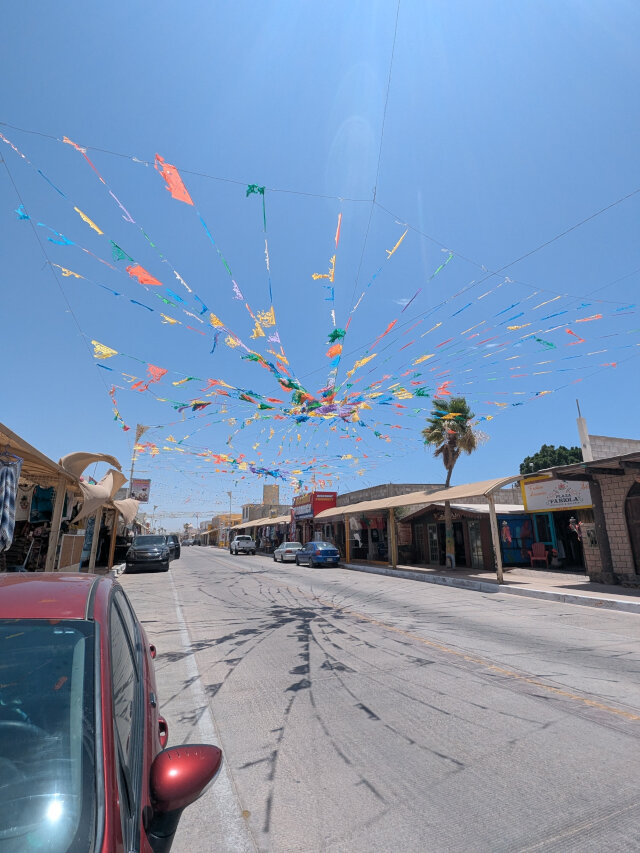 A street in Mexico.