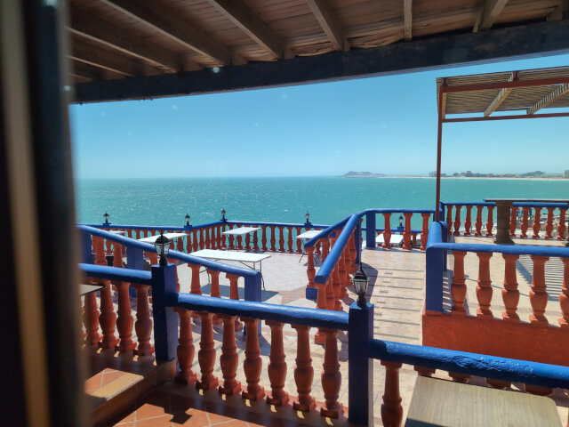 An ocean view.