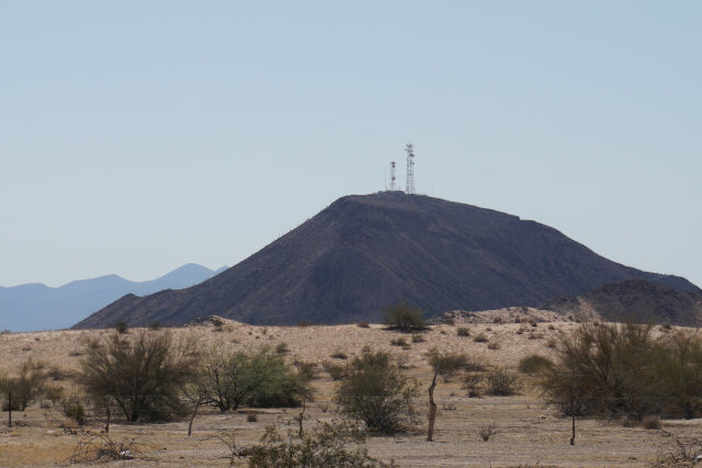 Sand dunes in Mexico.